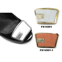 Clip d'accessoire métallique coloré pour chaussures plates femme, décorations de boucle de chaussure, plusieurs couleurs disponibles, directement du fournisseur
