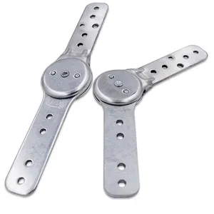 2pcs gấp Sofa giường bản lề cơ chế 5-vị trí điều chỉnh Doanh cho ghế tay vịn, tựa đầu, tựa lưng đồ nội thất phần cứng - Product Image 6