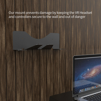 Kait Dudukan Penyimpanan Headset Dinding VR Kompatibel untuk Meta Quest 2,Quest dan PS VR