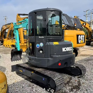Excavadora Kobelco SK55 Usada de 5 Toneladas, Gran Potencia, en Venta, Modelos SK135, SK350, SK75, SK55, SK50, Mini Excavadora Kobelco SK55 Usada - Product Image 4