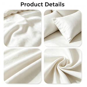 Ensemble <span class=keywords><strong>de</strong></span> literie d'hôtel 4 pièces en microfibre suédée 140 GSM, sans plis, entretien facile, vente en gros pour l'approvisionnement hôtelier - Product Image 4