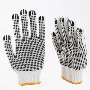 PVC dotted palm garden gloves cheap dotted glove, dots work glove