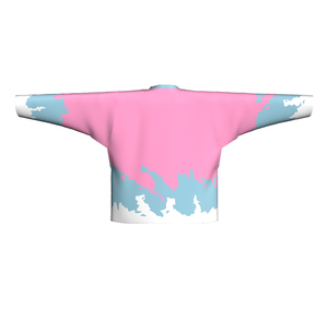 High quality pink custom women ice hockey jersey suit - Product Image 5