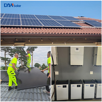 Systèmes solaires 5000W, kit complet 5KW 8KW 10KW 15KW, système solaire domestique avec batteries lithium-ion 200AH