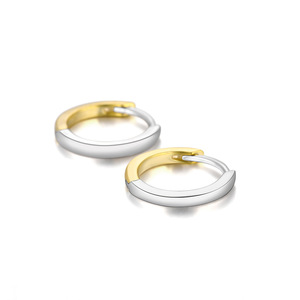 <b>Solid</b> <b>Silver</b> <b>Earrings</b> Without Piercing Geometric Round Ear Cuff Minimalist Cartilage <b>Earrings</b> for Women Simple Jewelry - Product Image 4