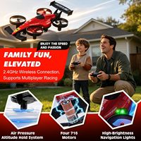 Voiture et Avion Télécommandés 2-en-1 EPT 2.4G avec Manèvements à 360 Degrés, Maintien d'Altitude et Lumières LED pour Enfants