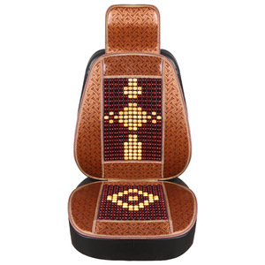 Coussin de siège auto Chengyuan en perles de bois rafraîchissant, housse de siège conducteur et passager respirante en tissu pour l'été - Product Image 5