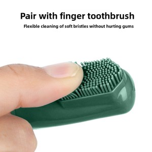 ペット用品セットプラスチック歯ブラシと指カバー猫と犬の歯のクリーニング - Product Image 5