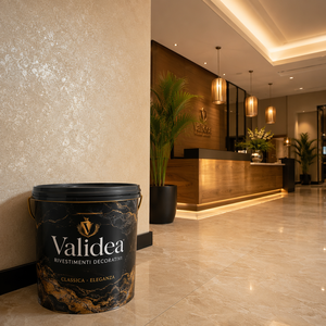 Peinture murale extérieure fine à texture <span class=keywords><strong>de</strong></span> pierre <span class=keywords><strong>de</strong></span> quartz Validea, à base d'eau, revêtement décoratif artistique <span class=keywords><strong>de</strong></span> qualité supérieure, deux composants, écologique - Product Image 5