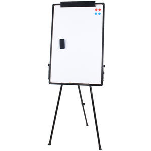 Tableau blanc magnétique mobile double face pour le bureau, l'enseignement, la formation, l'écriture, tableau blanc rabattable grand format - Product Image 1