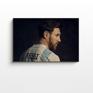 Poster di <span class=keywords><strong>Lionel</strong></span> <span class=keywords><strong>Messi</strong></span> e Cristiano Ronaldo, Stelle del Calcio, Stampe su Tela, Quadri per Decorazione Domestica, Arte da Parete con Cornice - Product Image 4