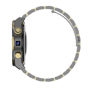 T7ハイエンド豪華ゴールデンステンレス鋼時計ストラップ5Gグローバル接続HDフィットネストラッカーAnswerコール磁気 - Product Image 2