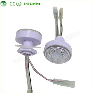 Dc 24v प्रोग्रामेबल 45 मिमी 6-smd 5050 rgb एलईडी पिक्सेल प्रकाश प्रकाश प्रकाश करने वाले पिक्सेल सफेद मनोरंजन डिजिटल पॉइंट लाइट - Product Image 2