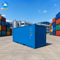 Conteneur maritime haute cube personnalisé de 20 pieds, standard ISO, en acier, pour conversion en maison, conteneur maritime 20GP