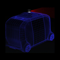 Sensor LiDAR HESAI Presisi Tinggi 16-Saluran/32-Saluran Jangkauan Menengah 360 °   Lidar Titik Buta Nol HESAI XT16 dan XT32