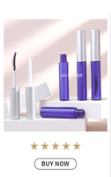 Botol Serum lem bulu mata portabel, 7mL putih penuh, wadah kemasan maskara alis Eyeliner esensial