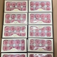 Têtes de fleurs de rose naturelles préservées, écologiques, 4-5 cm, qualité B, longue durée, pour DIY, Saint-Valentin
