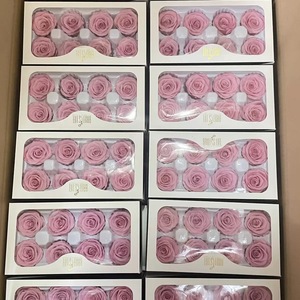 Fiori di Rosa Naturali Conservati Ecologici, Testa di Fiore 4-5cm Grado B, Lunga Durata, ETERNAL DIY per San Valentino - Product Image 4