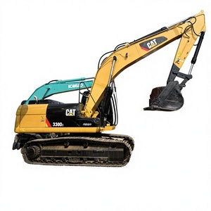 Excavatrice CAT 330 d'occasion, état japonais, disponible, robuste, 30 tonnes, sur chenilles, pour travaux en carrière - Product Image 1