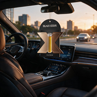 Diffuseur de parfum pour voiture en forme de X, en papier, aux huiles essentielles, pour l'aromathérapie, élimination des odeurs, parfum longue durée