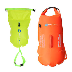 Marjaqe – bouée de natation de 20 pouces, sac flottant pour adultes, sports nautiques en plein air, anneau de sécurité en PVC, rectangulaire, couleur unie - Product Image 1