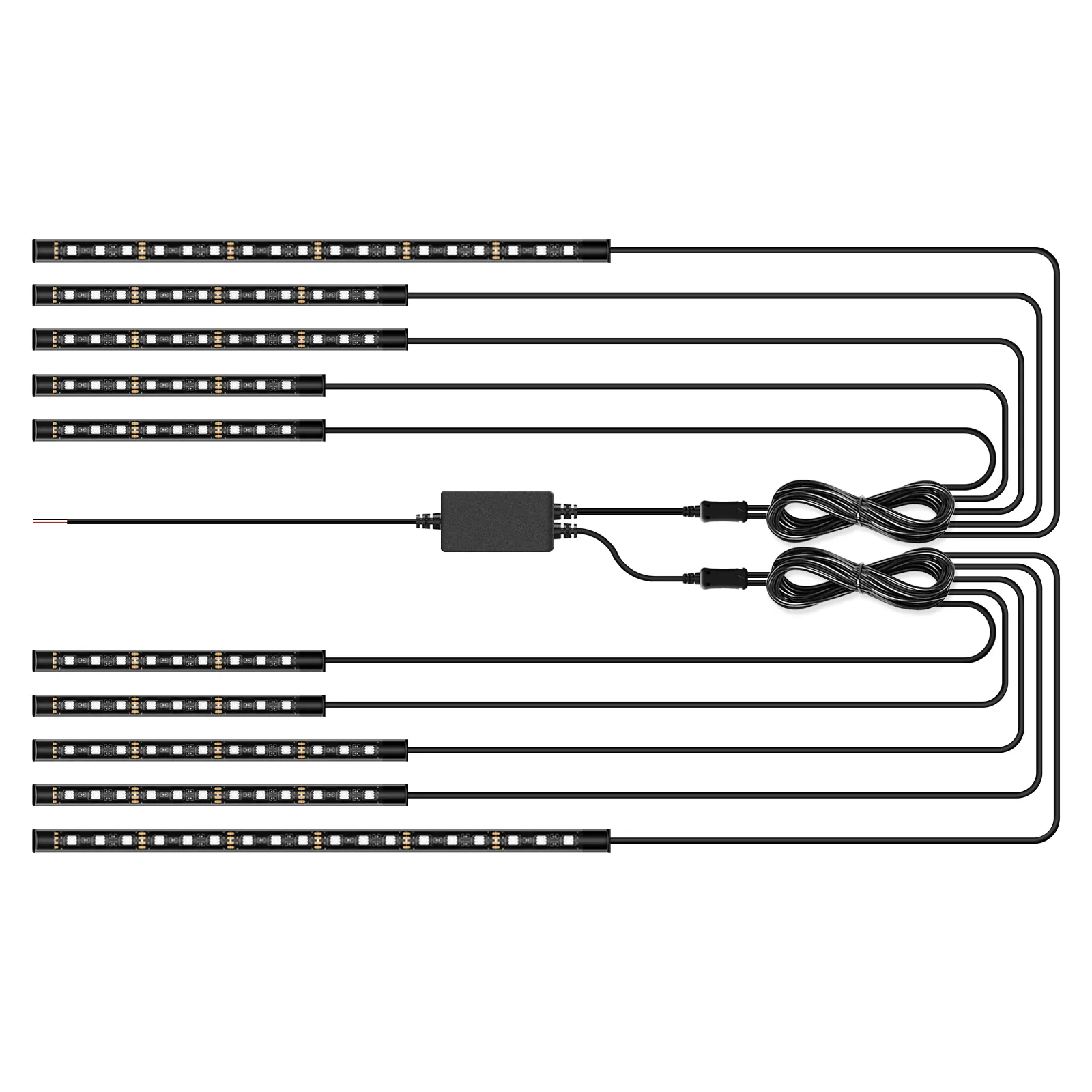 Offre Spéciale LED RVB Lumière D'ATMOSPHÈRE Pour moto 12 pièces 5050smd a mené Des Kits Légers