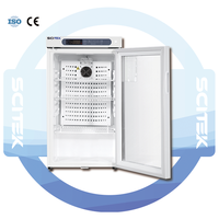 Laboratoire SCITEK/réfrigérateur médical dégivrage automatique 60/100L 2 ~ 8 système de refroidissement à air forcé capteur NTC contrôle par microprocesseur