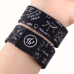 Bracelets élastiques personnalisés, bracelet à équation mathématique, bracelet élastique NFC RFID pour hommes, bracelets - Product Image 3