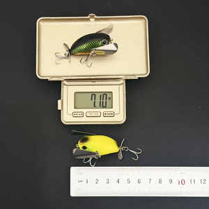 Leurre de pêche artificiel Pompadour Topwater Crawler 45mm 7G, Cicade aquatique Wobbler, Crankbait sonore pour Black-bass et Perche - Product Image 3