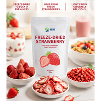 100% Natuurlijk Gevriesdroogd Fruit Snack Gedroogd Fruit Verpakking Gedroogd Fruit Groothandel Gevriesdroogd Fruit Hele Aardbeien