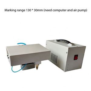 Machine de marquage pneumatique portable 130*30mm pour numéros de châssis de véhicule, machine de gravure par points, marquage VIN de <span class=keywords><strong>voiture</strong></span> en métal portatif - Product Image 2