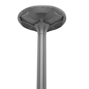 Lampe solaire de jardin extérieure 30W LED, panneau solaire carré, résistante à l'eau, montage mural - Product Image 5