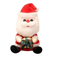 Plüsch-Weihnachtsmann Kuscheltier Niedlicher Geschenkbox-Halter Weihnachtspuppe Weiches Festliches Plüschtier für Großhändler