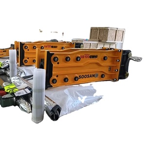 SOOSAN Open Type Excavator Hydraulic Hammer Concrete Breaker High Quality for 25T 26T 27T 28T 29T 30T 150mm Chisel Diameter - Product Image 1