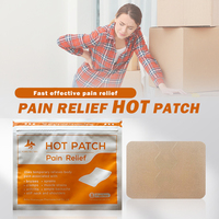 OEM/ODM CE Patch chauffant adhésif à base de plantes anti-rhumatismal pour le cou, le dos et les lombaires, en tissu élastique, à base de poivre