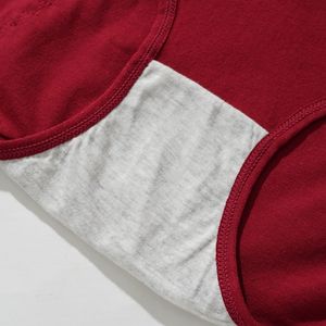 Hoge Taille Compressie Fysiologische Broek Dames Menstruatie Broek Dames Anti Lekkage Driehoek Shorts - Product Image 6