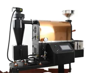 ماكينة تحميص قهوة من Wintop برماد تاستادورا كافيه WA-2 سعة 2 كجم ماكينة تحميص قهوة على هيئة أسطوانة للعينة