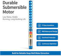 Pompe submersible multistade de 5 pouces, 10 CV, pour puits profond, pour le pompage d'eau de puits