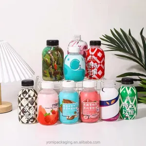 Envoltura retráctil Etiqueta de plástico Película formadora Botella de agua de vidrio con manga Diseño personalizado Calor Pvc PE Bolsas para alimentos Paquete de alimentos