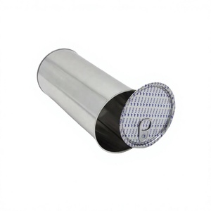 Boîte en fer blanc ronde vide personnalisable avec couvercle à anneau facile à ouvrir pour produits chimiques industriels, laquée et sérigraphiée Jinko - Product Image 1