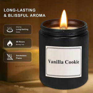 Portavelas de Vidrio para Velas Aromáticas, 100ml, 250ml, 500ml, Recipiente Grueso para Velas, Color Marrón - Product Image 4