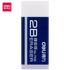 Gomme à effacer Deli 2B n°7536 en matériau TPE pour bureau, étudiants et examens - Product Image 3
