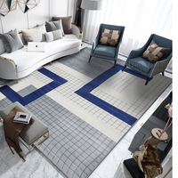 Tapis et moquettes de salon imprimés en 3D Tapis de sol pour chambres à coucher Tapis à poils longs