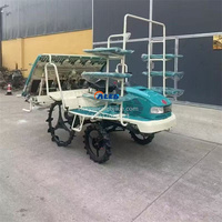 Semoir multifonctionnel pour riz, machine à repiquer les semis de riz, transplanteur de riz à 4/5/6 rangs pour la plantation sur rizières