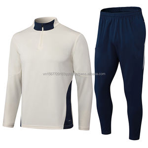 2026 New Football Half-Zip Training Suit Customizable Club Match Presentation Long Sleeve Quick-Dry Outfit Set - Product Image 4
