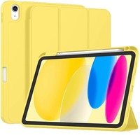 Étui de tablette résistant aux chocs avec support pliable à 3 volets et porte-stylet pour iPad A16 10e et 11e génération, étui à rabat intégral, vente en gros