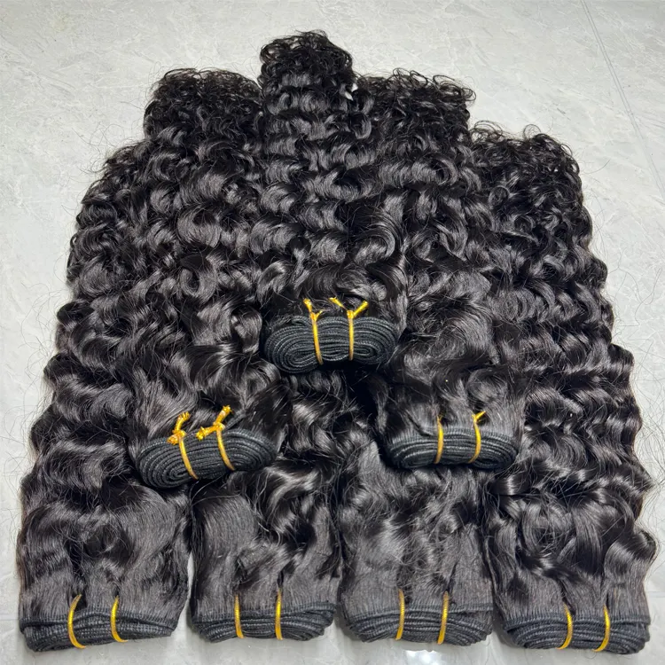 Wholesale factory price raw vietnamese hair water wave cambodian human hair bundles vendor