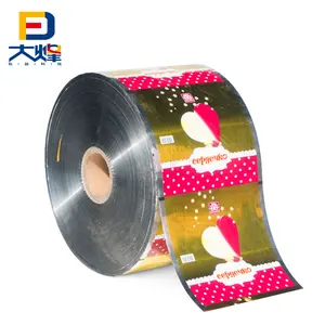 Pack Custom Printed Bopp/cpp Ice Cream Popsicle Packaging Film Laminating Metalized Aluminized Film Roll