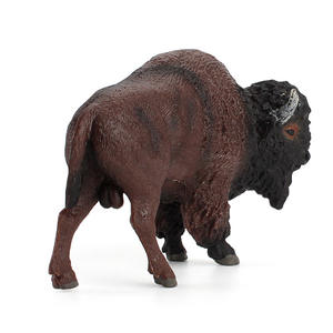 Simulación animal <span class=keywords><strong>salvaje</strong></span> ganado modelo bisonte Americano búfalo sólido mamífero yak Decoración - Product Image 3