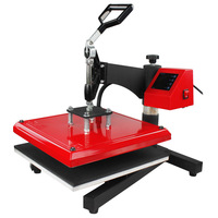 Presse à Chaud Manuelle par Sublimation HP3805B 16x24 pour Impression de T-shirts et Maillots avec Nom et Numéro 220V/110V